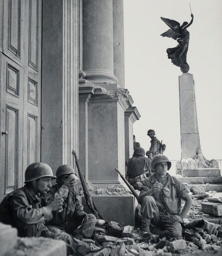 Robert Capa, ‘Italy, Near the Cathedral Maria Santissima Assunta, Triona, Sicily’, 1943