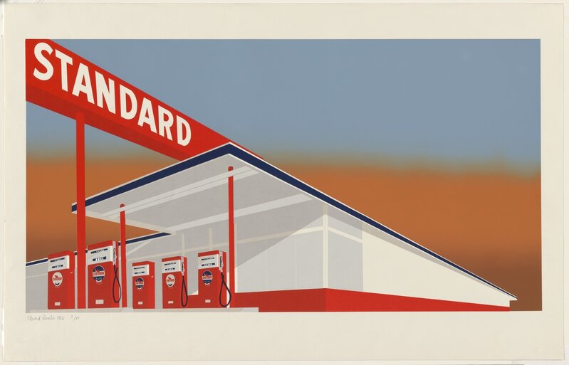 Ed Ruscha, ‘Standard Station ’, 1966, Print, Screenprint on Buff Laid Paper, Gallery Red