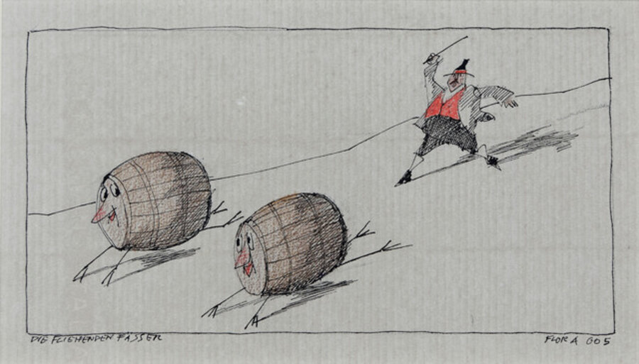 The fleeing barrels