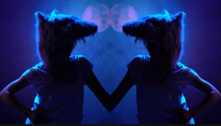 #4 Make up / sound test for a were-wolf film (2)