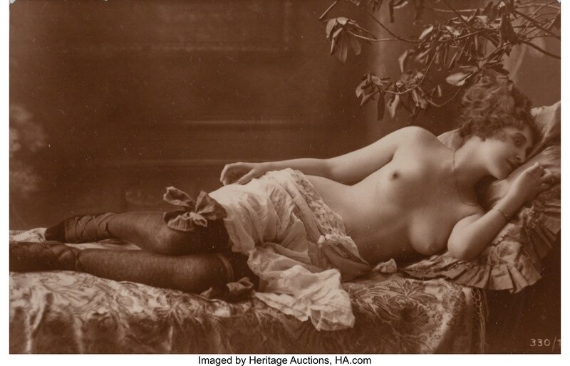 Various Artists, 20th century, ‘A Group of Ten Photographic Reproductions of Erotic Postcards’, Photography, Gelatin silver, printed later, Heritage Auctions
