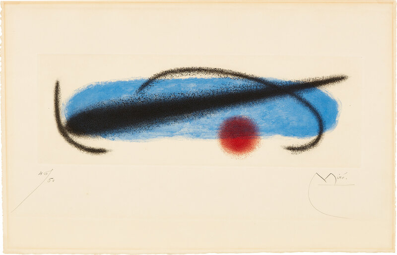 Joan Miró, ‘Fusée (Rocket): plate 5 (D. 256, see C. bks 54)’, 1959, Etching and aquatint in colors, on Rives BFK, with full margins., Phillips