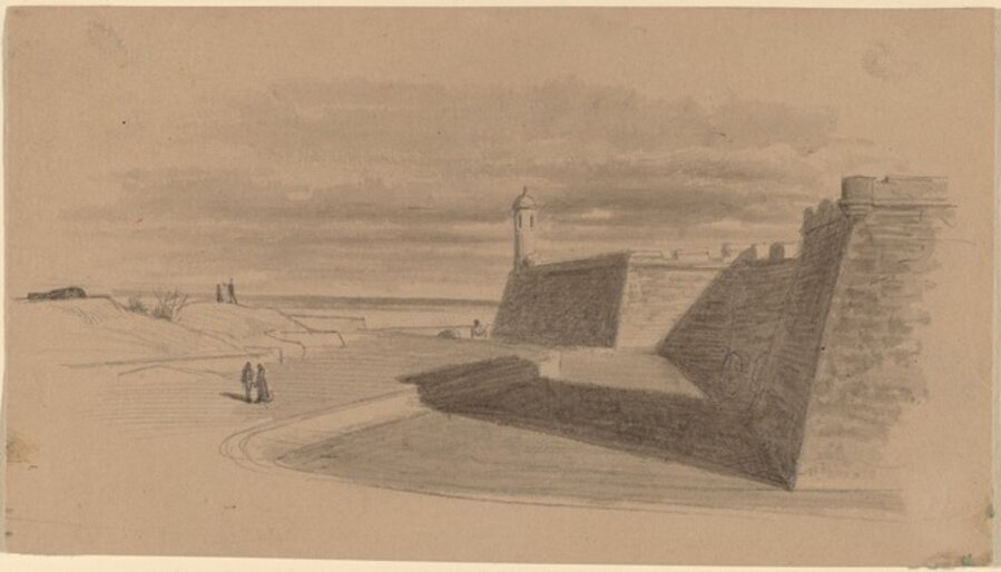 Moat at Fort Marion, Florida