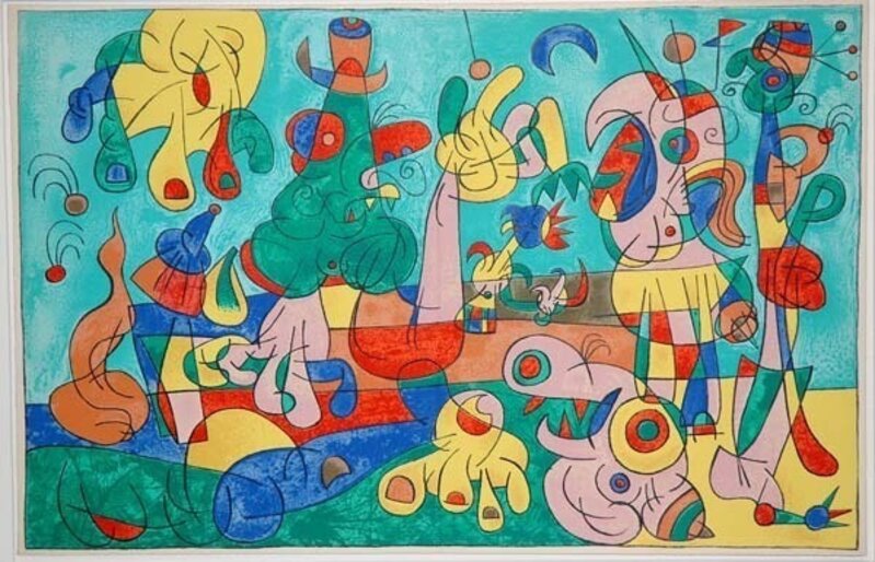 Joan Miró, ‘II. Ubu Roi: Le Banquet’, 1966, Print, Lithograph, Contessa Gallery
