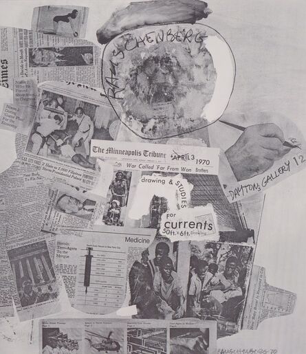 After Robert Rauschenberg, ‘Untitled, from Surface Series, from Currents, exhibition poster’, 1970