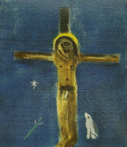Craigie Aitchison, ‘Crucifixion And Dog’, 2005