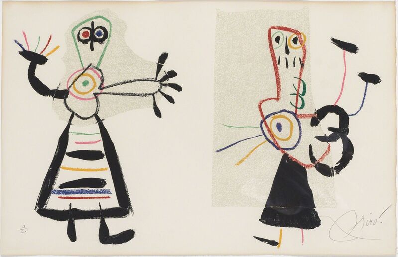 Joan Miró, ‘L'Enfance D'Ubu (M. 1015)’, 1975, Print, Color lithograph, on Arches paper, Doyle