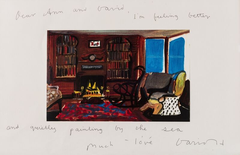 David Hockney, ‘My Little House at the sea’, 1989, Print, The scarce colour copier print, Forum Auctions