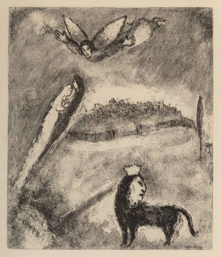 Marc Chagall, ‘Salut Pour Jerusalem, from Bible’, 1956