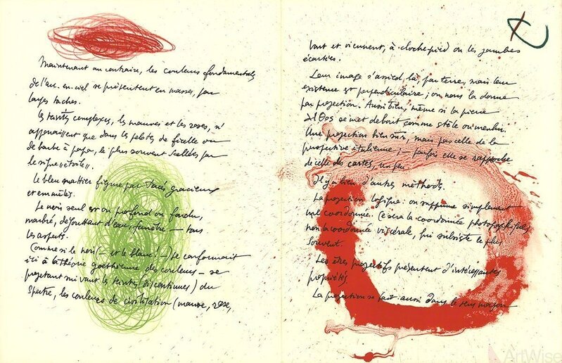 Joan Miró, ‘Album 19 Original Lithographs Pages 10,13’, 1961, Ephemera or Merchandise, Stone Lithograph, ArtWise