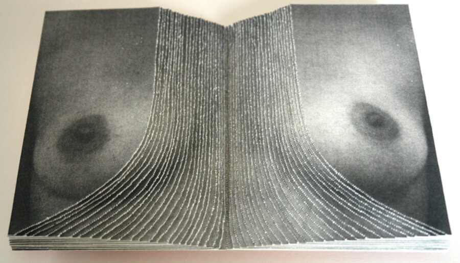 A Thousand Pages of Chest in A Thousand Pages of Mirror-Short Book 5 x 7 x 2 inches closed