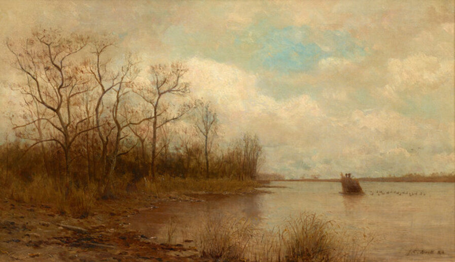 Duck Hunting Scene