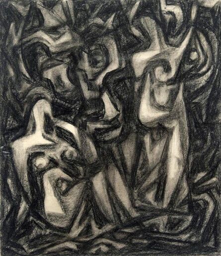 Emil Bisttram, ‘Figures’, 1940s