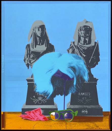 David Gamble, ‘Andy Warhol's Wig, Glasses, and Money "Silkscreen" Marilyn Color Series’, 1987