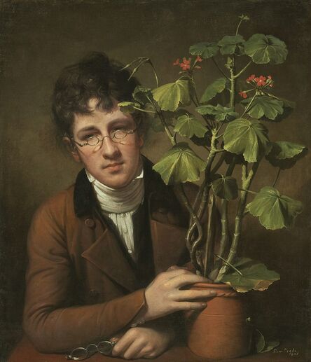 Rembrandt Peale, ‘Rubens Peale with a Geranium’, 1801