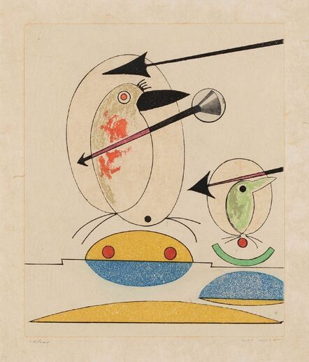 Max Ernst, ‘Oiseaux en Péril’, 1975