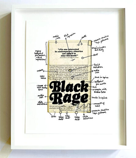 Glenn Ligon, ‘Black Rage’, 2019