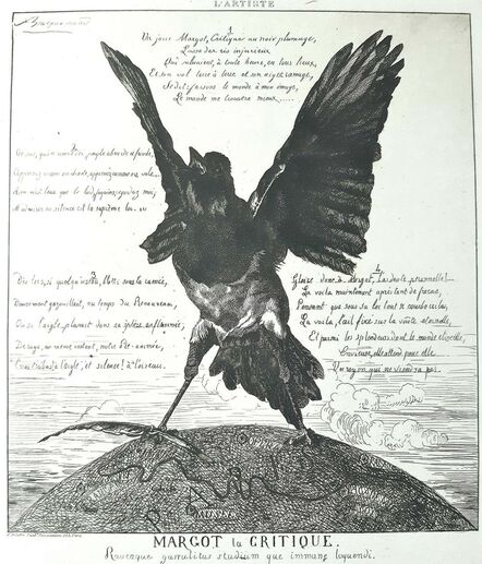 Félix Bracquemond, ‘Margot La Critique’, 1854