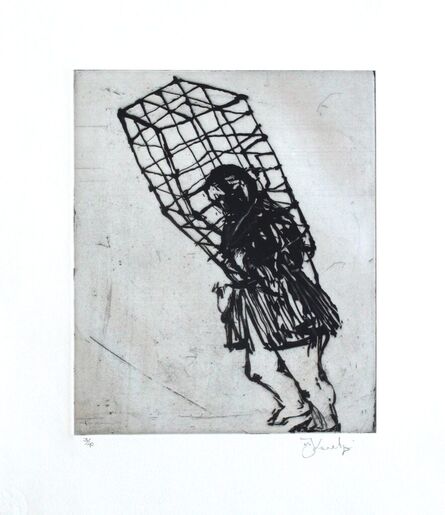 William Kentridge, ‘Caged Woman’, 2001