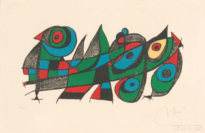 Joan Miró, ‘Miró sculpteur’, 1974, Drawing, Collage or other Work on Paper, Color lithograph on paper, Skinner