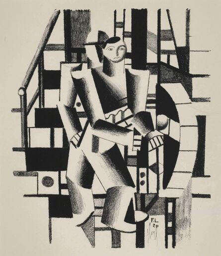 Fernand Léger, ‘Composition aux deux personages (Der Maschinenbauer)’, 1920