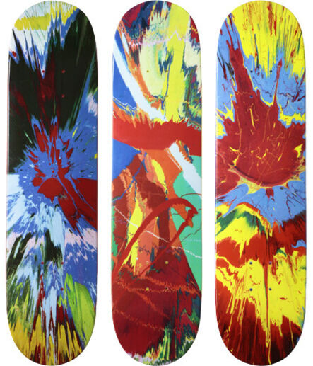 Damien Hirst, ‘Supreme set of 3 Spin skateboards’, 2009