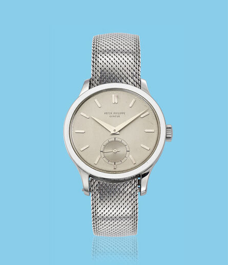 Patek Philippe, ‘Stainless steel Calatrava wristwatch, ref. 570’, ca. 1950