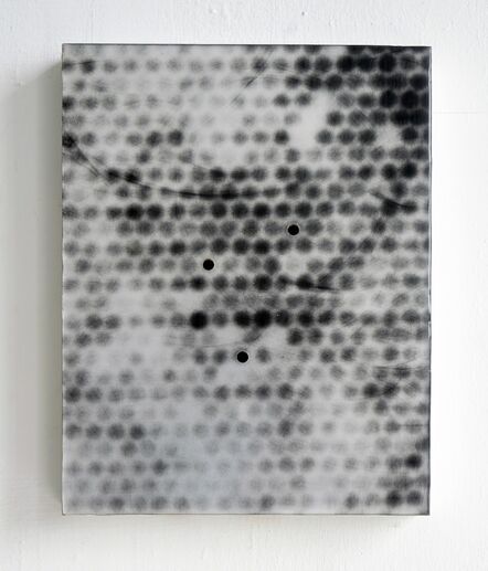 Carrie Yamaoka, ‘10 by 8 (black bubble, holes)’, 2015