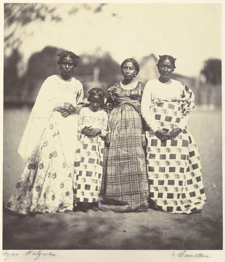 Claude Joseph Désiré Charnay, ‘Group of Betsimisaraka women’, 1863