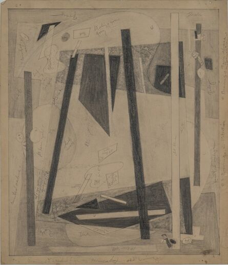 Alice Trumbull Mason, ‘Drawing for "Bearings in Transition" Series’, ca. 1947