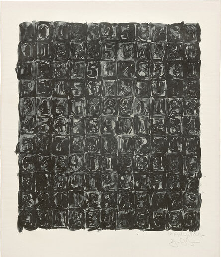 Jasper Johns, ‘Numbers (U.L.A.E 33)’, 1967