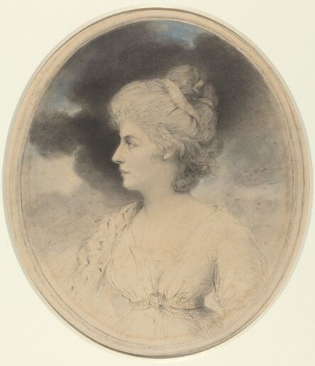 John Downman, ‘Portrait of a Woman in Profile’, 1791
