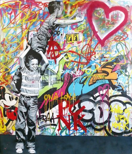 Mr. Brainwash, ‘NEVER GIVE UP’, 2011