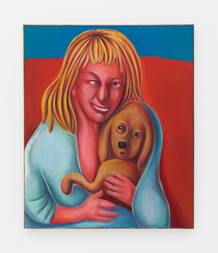 Vassilis H., ‘Portrait Of A Woman With A Dog’, 2022