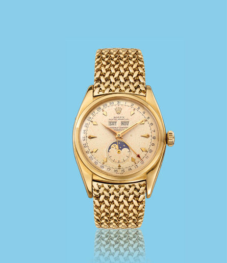 Rolex, ‘Yellow gold wristwatch, ref. 6062’, ca. 1950