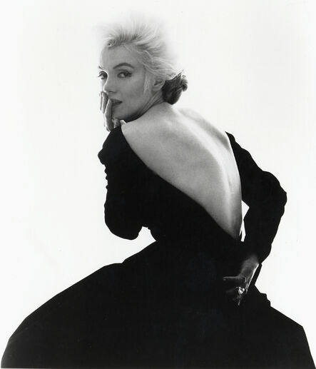 Bert Stern, ‘Marilyn Monroe Looking Over Shoulder, Black Dior Dress’, 1962