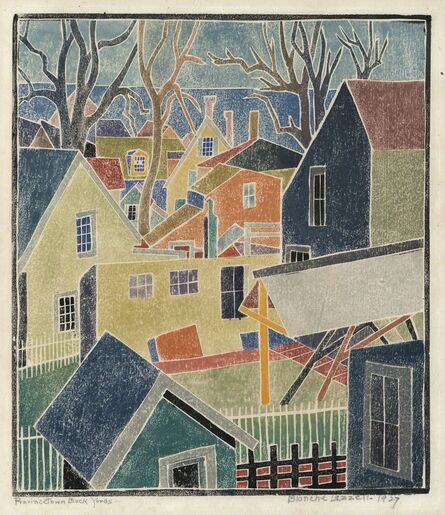 Blanche Lazzell, ‘Provincetown Back Yards.’, 1927