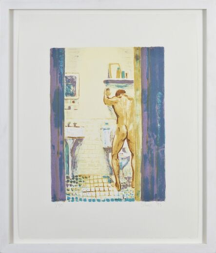Hugh Auchinschloss Steers, ‘White Gown, Blue Rug, Sink and Bowl (three works)’, 1995