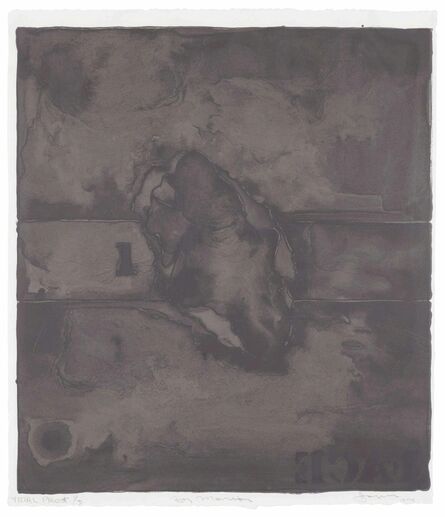 Jasper Johns, ‘Face (Black State)’, 1974