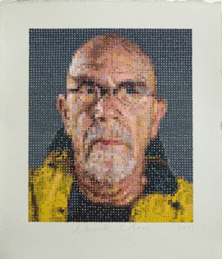 Chuck Close, ‘Self-Portrait / Felt Hand Stamp’, 2012