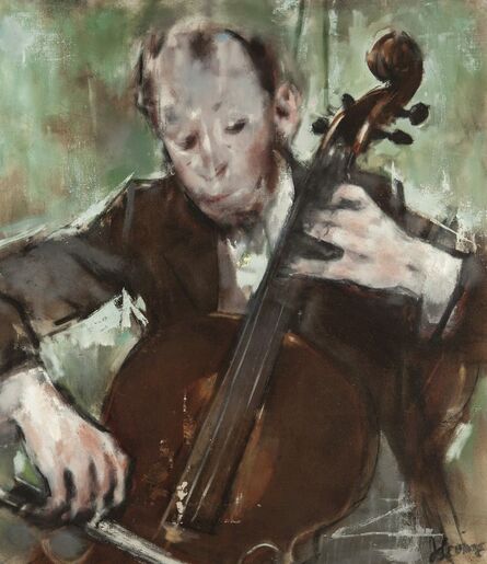Jack Levine, ‘Cellist’