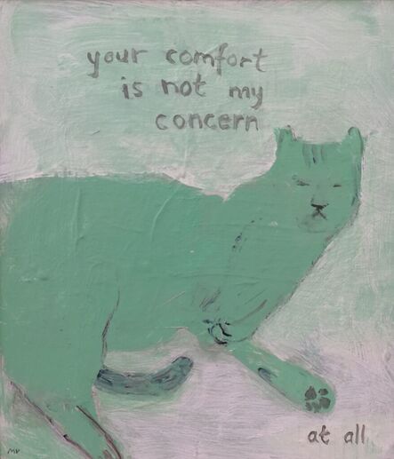 Mary Visser, ‘Your comfort is not my concern at all’, 2023