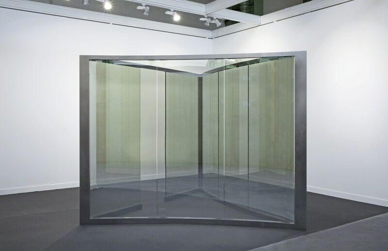 Dan Graham, ‘Zany Triangle’, 2014, Installation, Stainless steel and two-way mirror, Galleri Nicolai Wallner