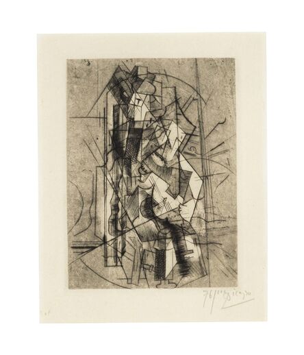 Pablo Picasso, ‘L’homme à la guitare’, 1915