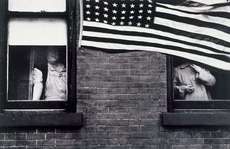 Robert Frank, ‘Parade - Hoboken, New Jersey’, 1955, Photography, Gelatin silver print, MOCA