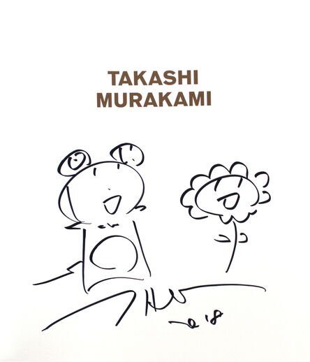 Takashi Murakami, ‘Mr. DOB and Flower drawing’, 2018