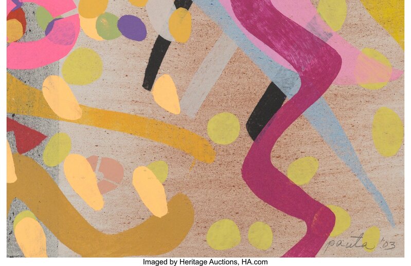 Pacita Abad, ‘Oh Happy Days’, 2003, Other, Paper pulp and stencil in colors on STPI hand made paper, Heritage Auctions