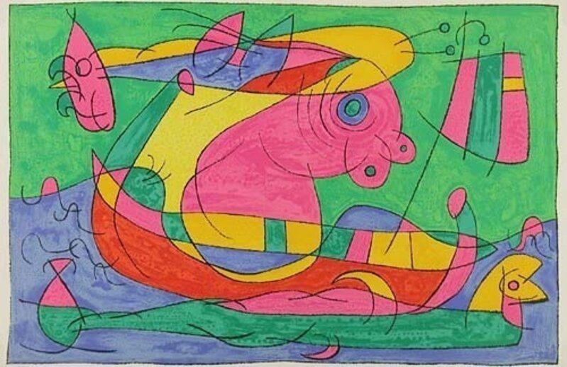 Joan Miró, ‘XIII. Ubu Roi: Le Voyage de Retour’, 1966, Print, Lithograph, Contessa Gallery