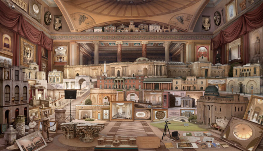 Grand Tour I: Homage to Soane (after Gandy)