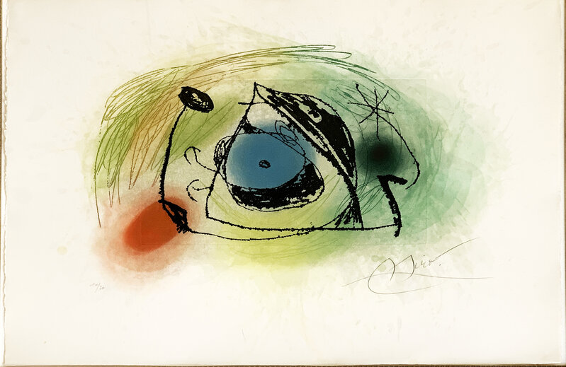 Joan Miró, ‘La Musaraigne’, 1978, Print, Original colour wash, etching and aquatint, on Arches paper, Fairhead Fine Art Limited